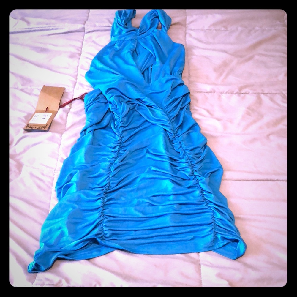 Turquoise dress